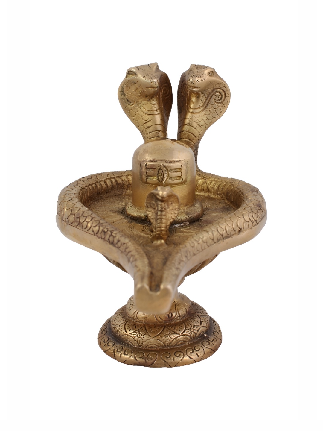 

Arihant Craft Yellow & Gold-Toned Brass Small Idol Showpiece