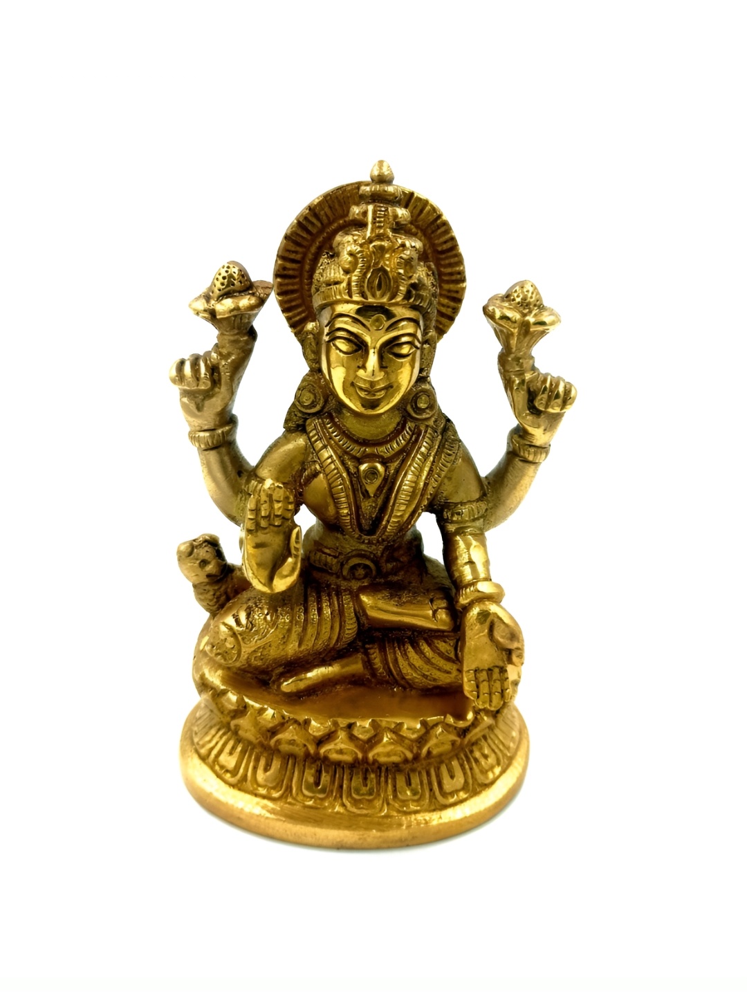 

Arihant Craft Gold-toned Brass Lakshmi Small Showpiece