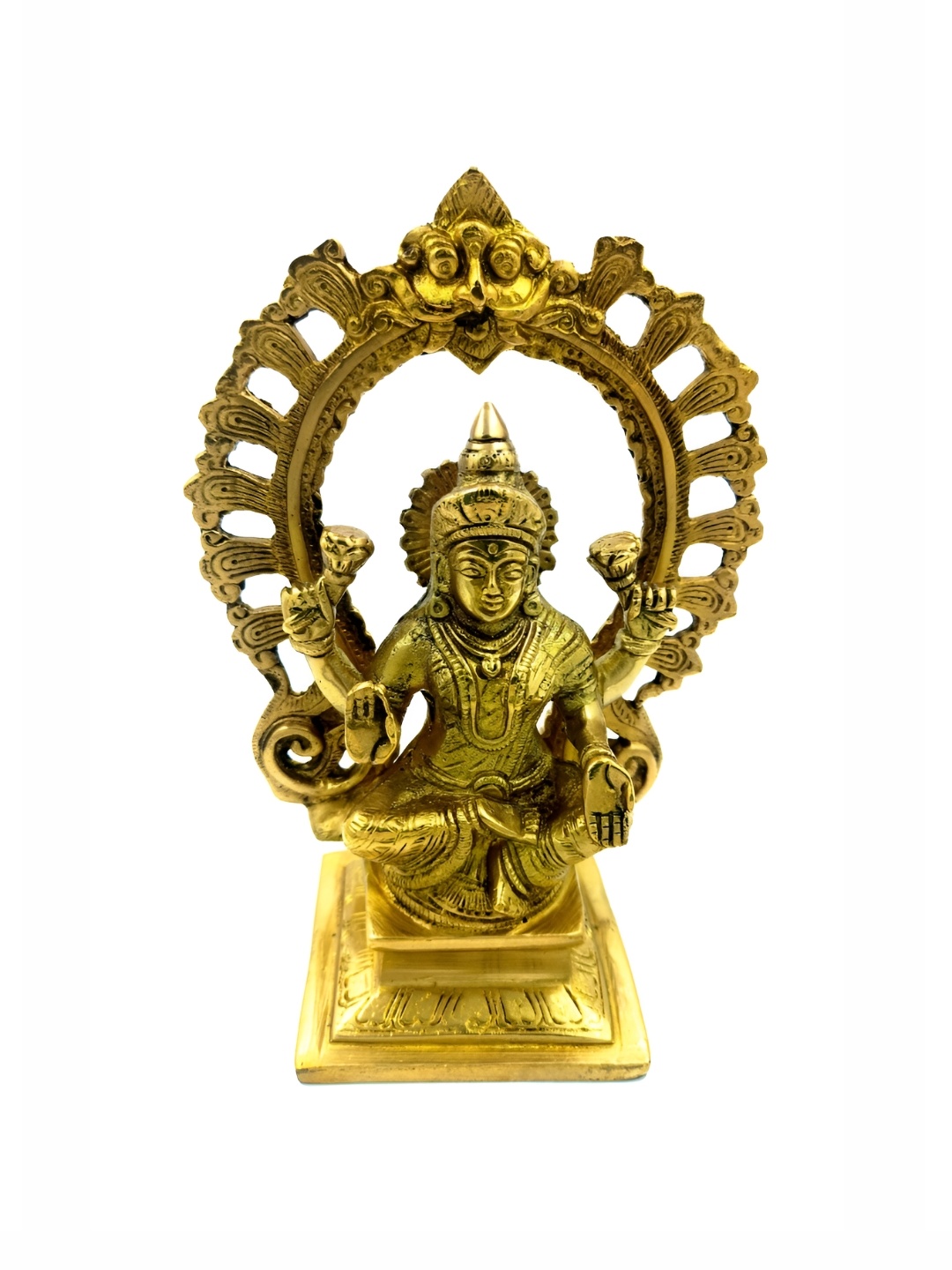 

Arihant Craft YellowGold Brass Small Showpiece, Gold