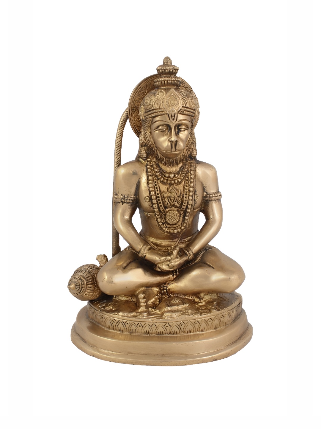 

Arihant Craft Bronze Toned Brass Lord Hanuman Showpiece