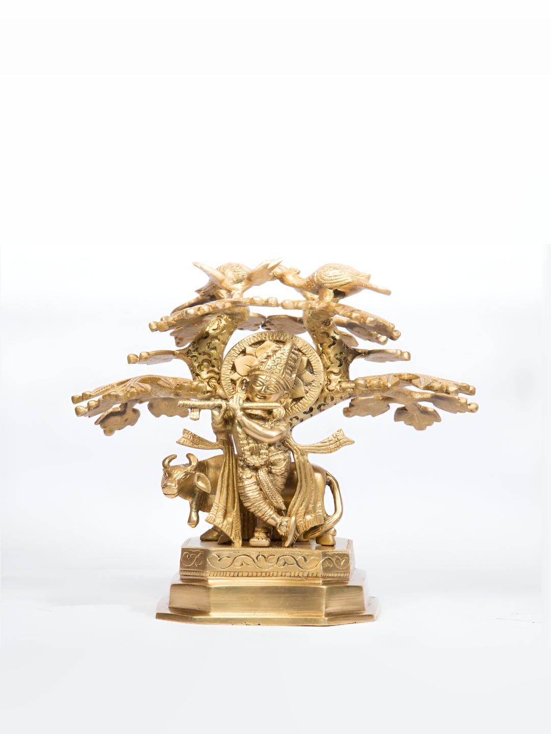 

Arihant Craft Yellow Krishna Brass Showpiece