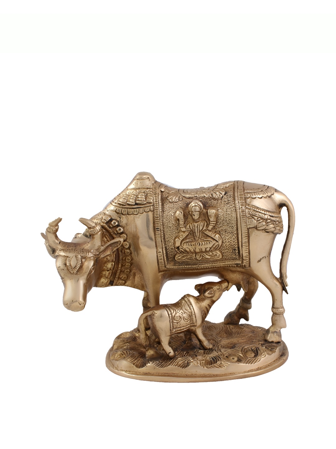 

Arihant Craft Yellow & Gold-Toned Brass Small Idol Showpiece