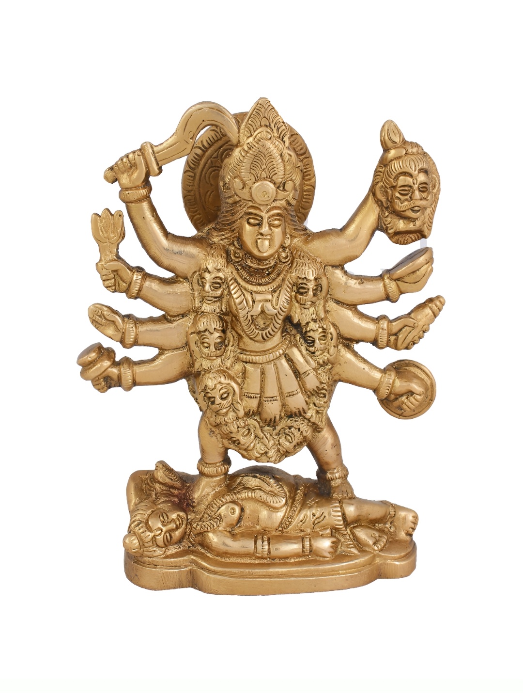 

Arihant Craft Yellow & Gold-Toned Brass Small Idol Showpiece