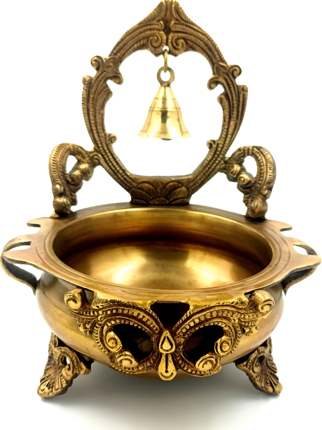 

Arihant Craft YellowGold Brass Pooja Essentials, Gold