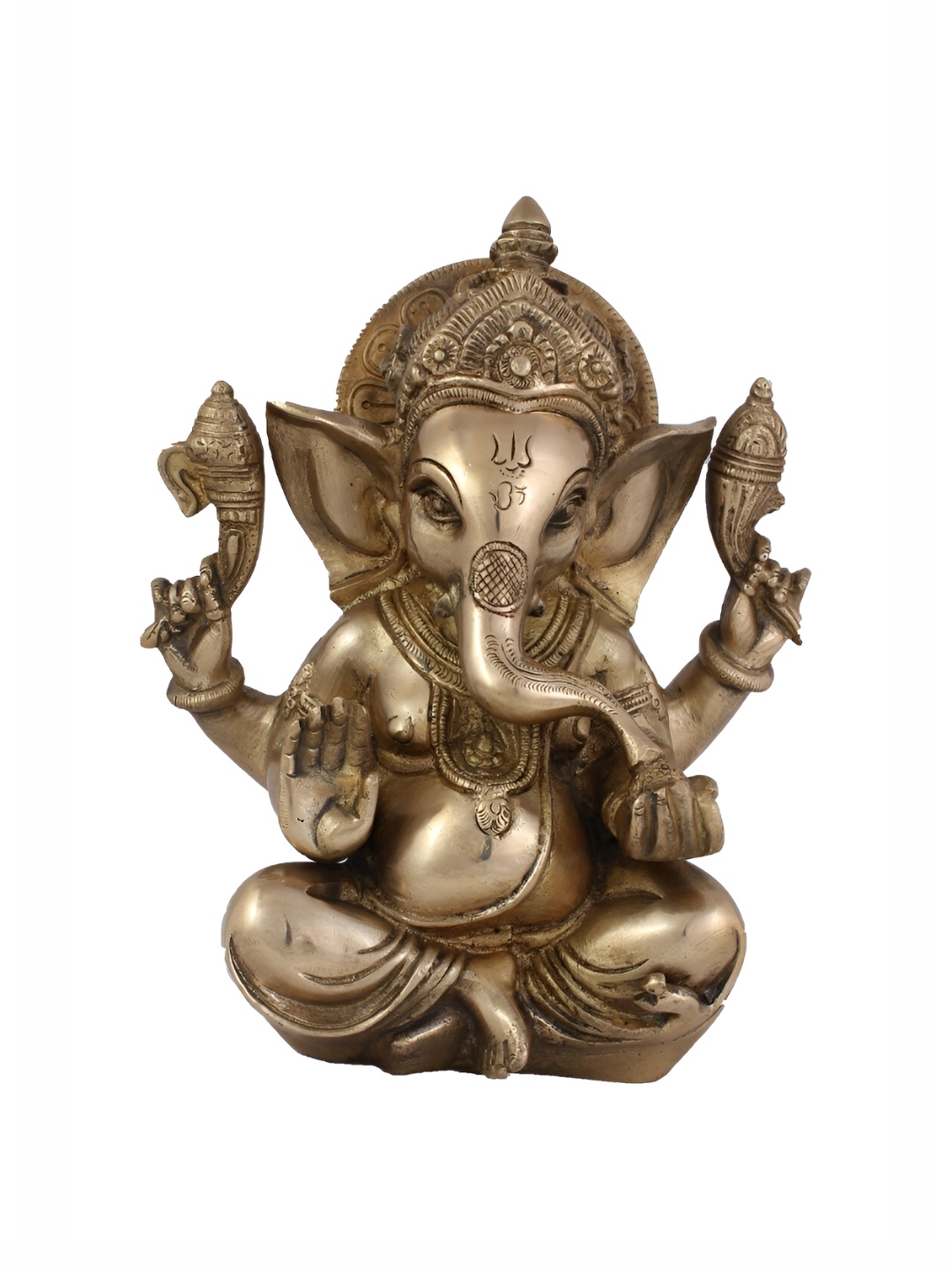 

Arihant Craft Lord Ganesha Brass Showpiece, Na