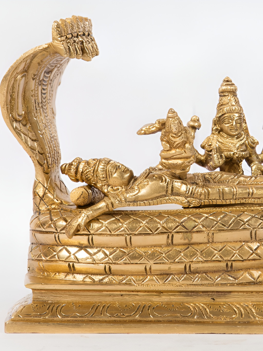 

Arihant Craft YellowGold Brass Small Showpiece, Gold
