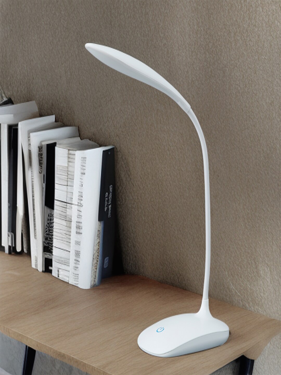 

Kuber Industries White Water Drop Base Table Lamp