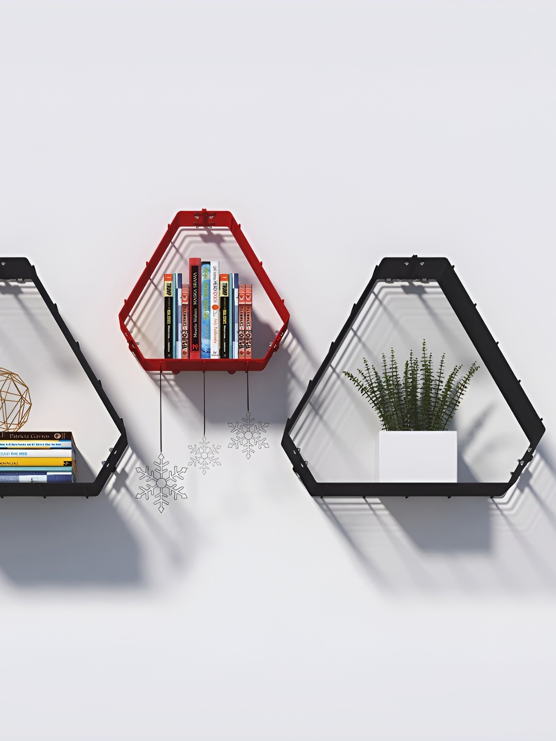 

Meshable Grey Metal Basic Wall Shelf