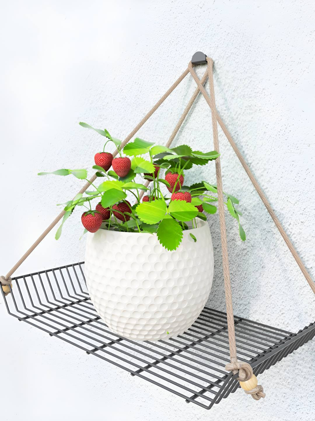 

Meshable Grey Metal Basic Wall Shelf