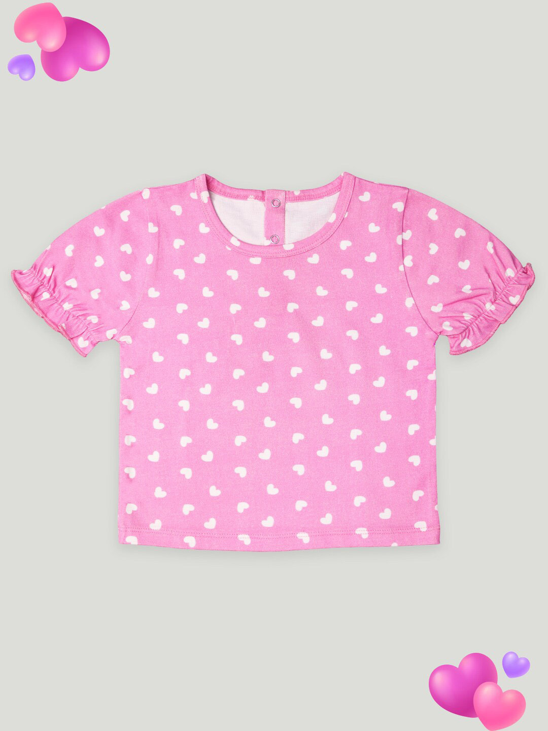 

Kidbea Printed Sleeveless Organic Cotton Top, Pink
