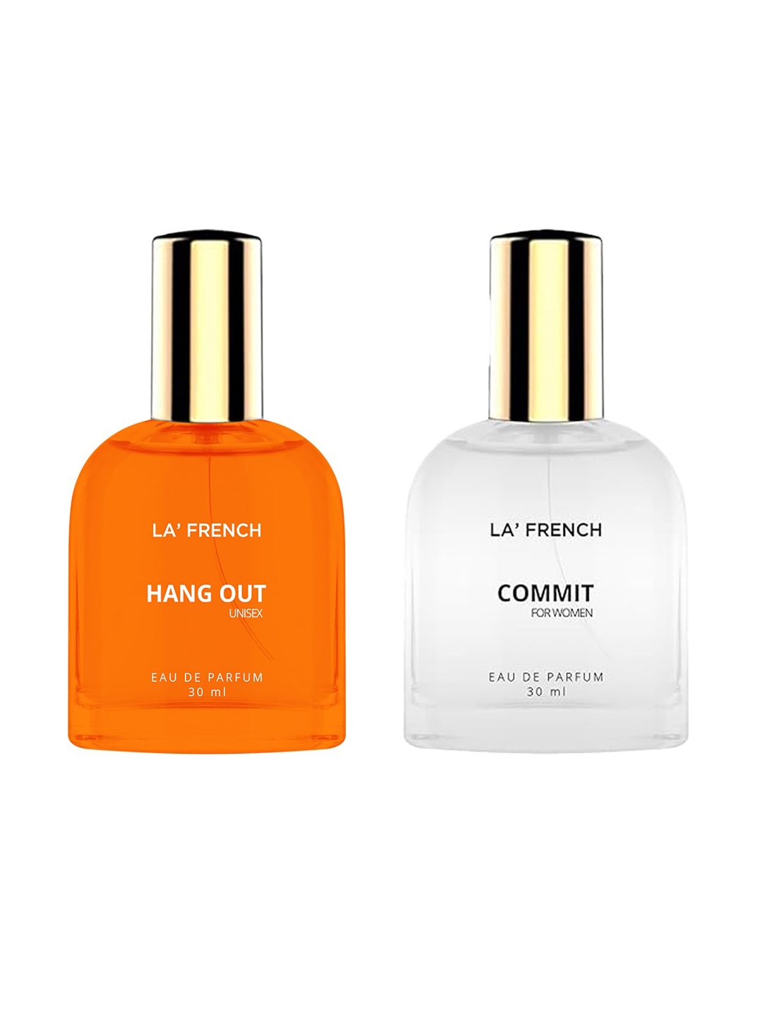 

La French 2-Pcs Commit & Hang Out Long Lasting Eau De Parfum - 30ml Each, White