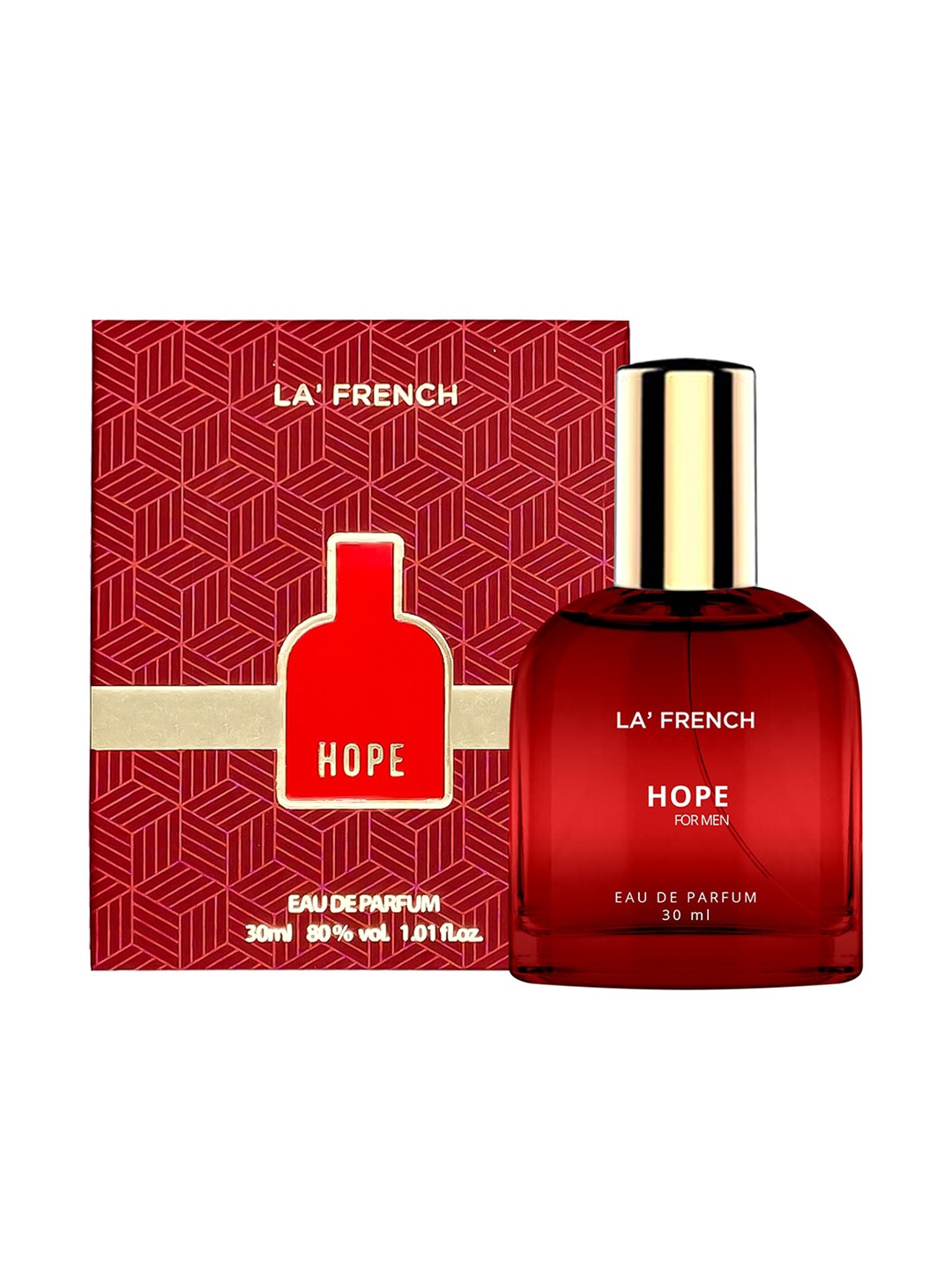 

La French Set Of 2 Hope-Consent Eau De Parfum - 30ml Each, Red