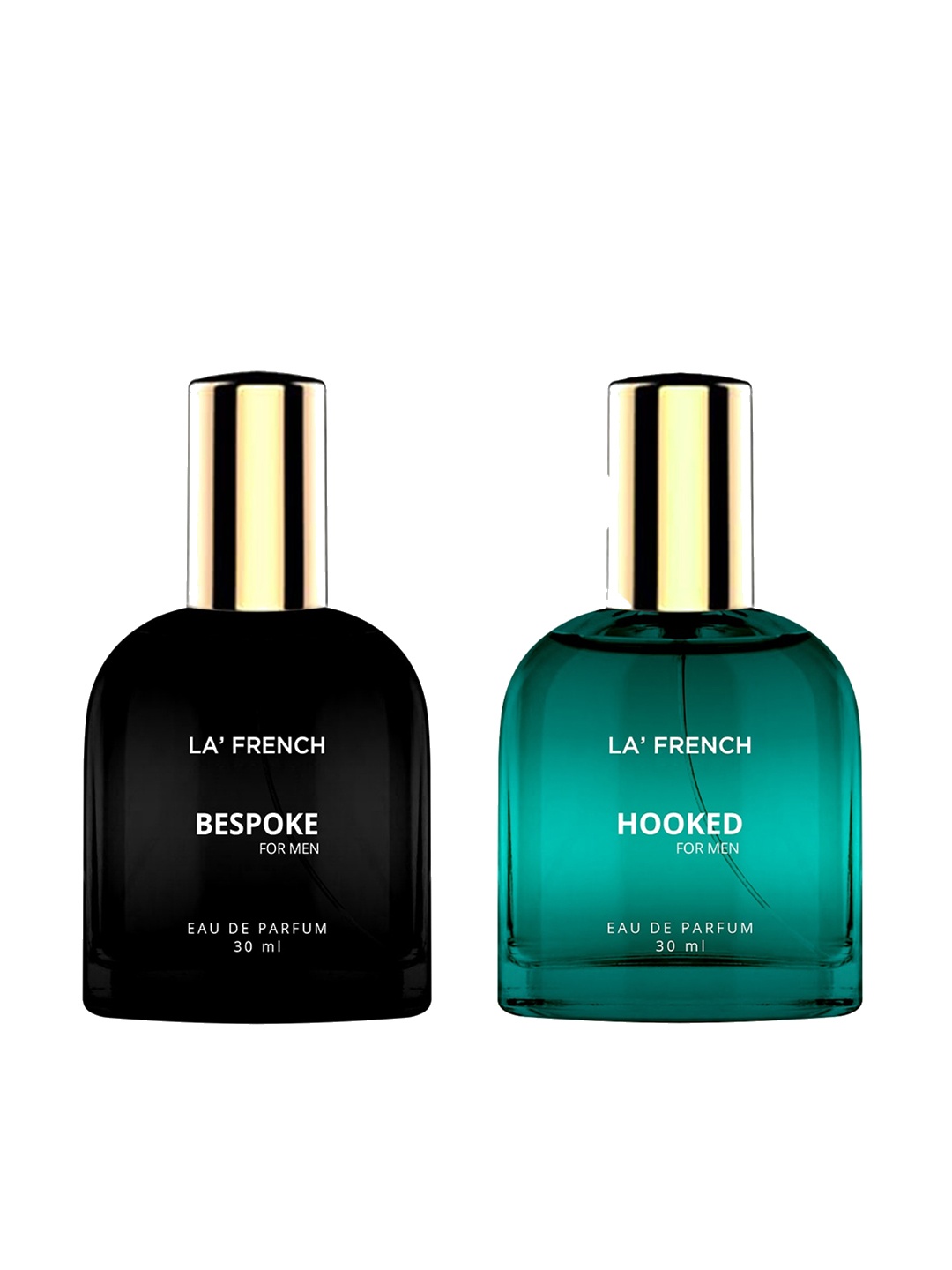 

La French 2-Pcs Bespoke & Hooked Long Lasting Eau De Parfum - 30ml Each, Blue