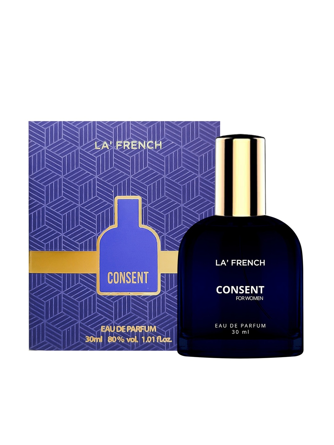 

La French 2-Pcs Hooked & Consent Long Lasting Eau De Parfum - 30ml Each, Blue