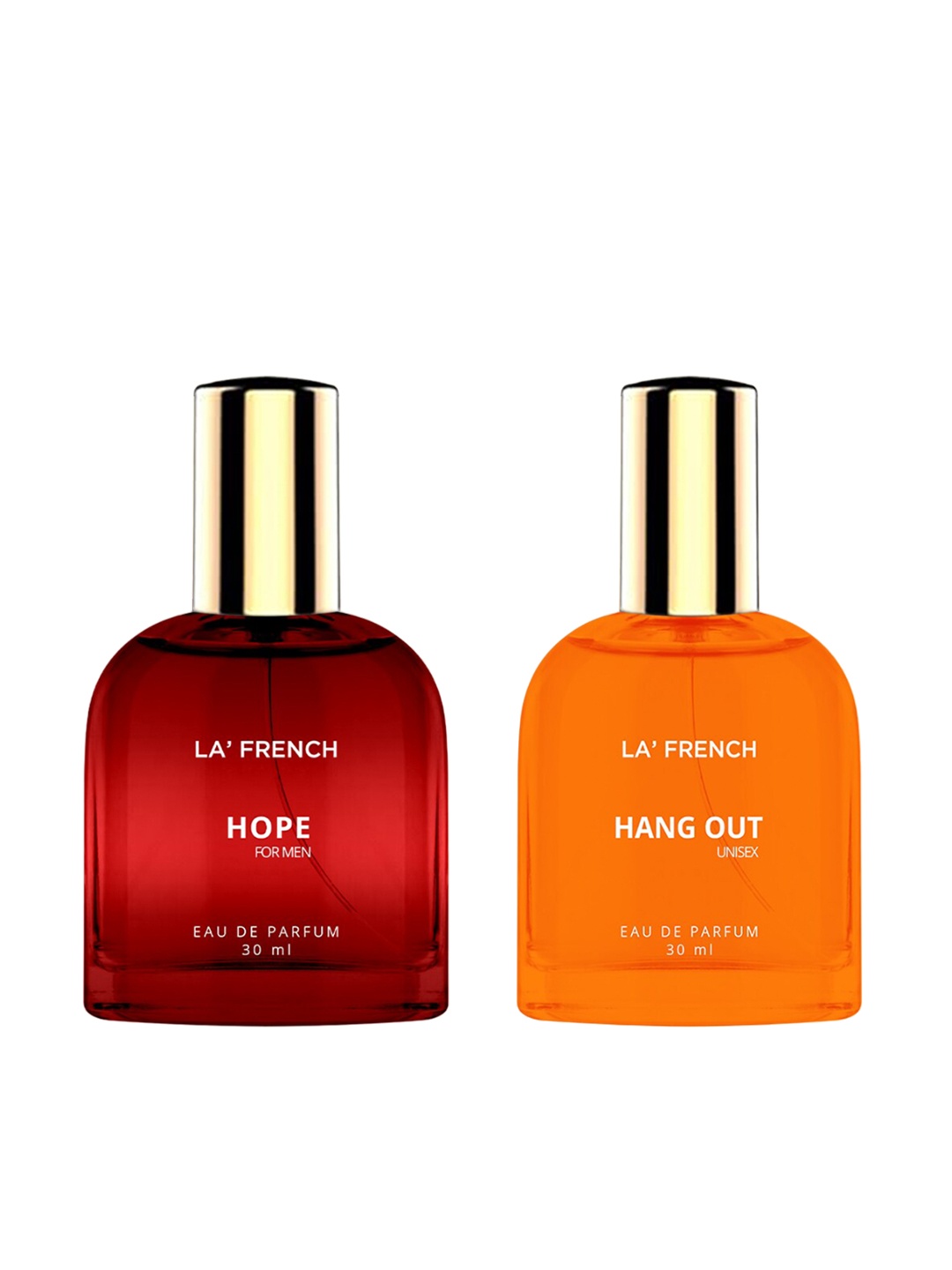 

La French 2-Pcs Hope & Hang Out Long Lasting Eau De Parfum - 30ml Each, Red