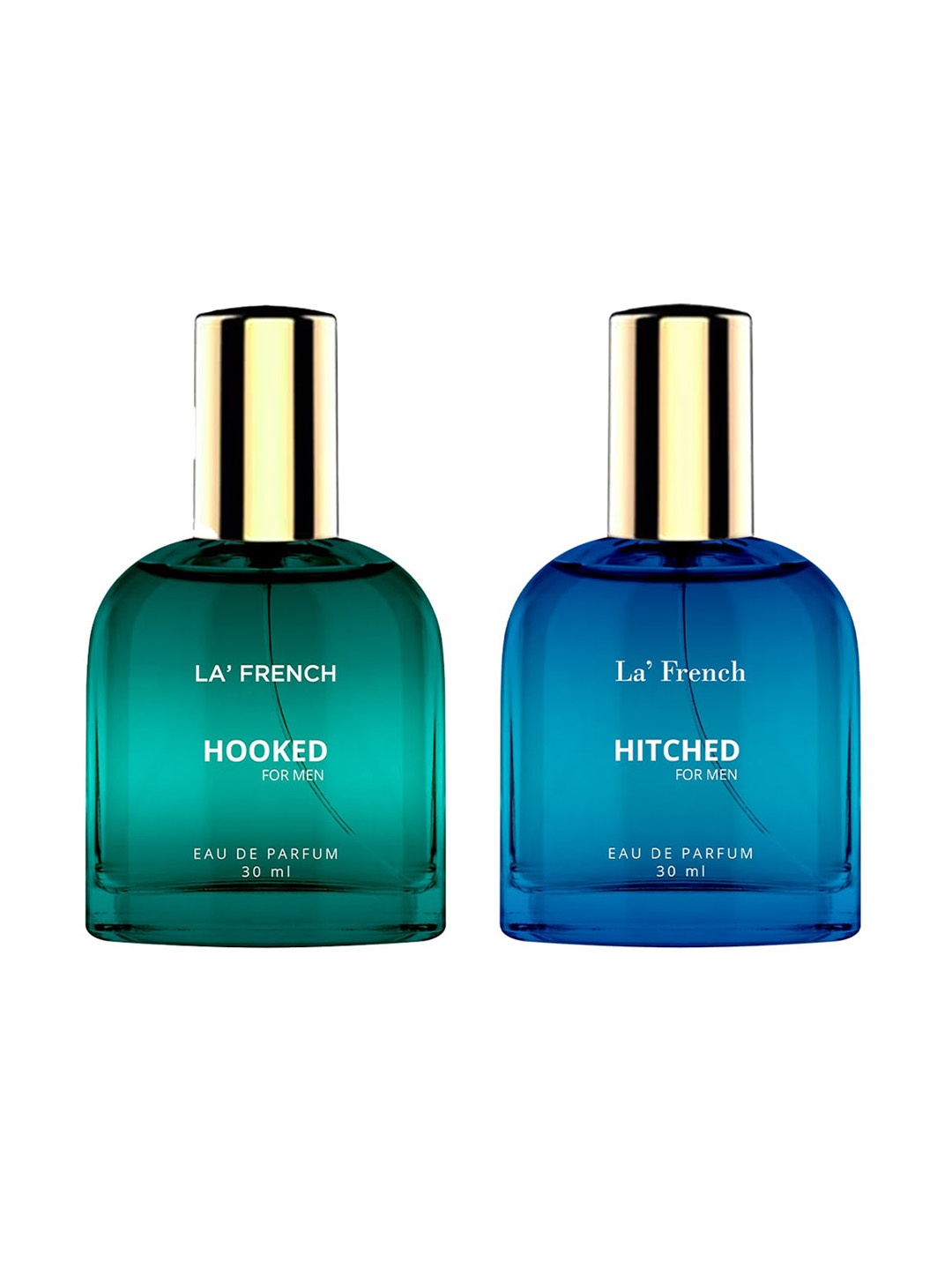 

La French Men Set Of 2 Hooked-Hitched Eau De Parfum - 30ml Each, Blue