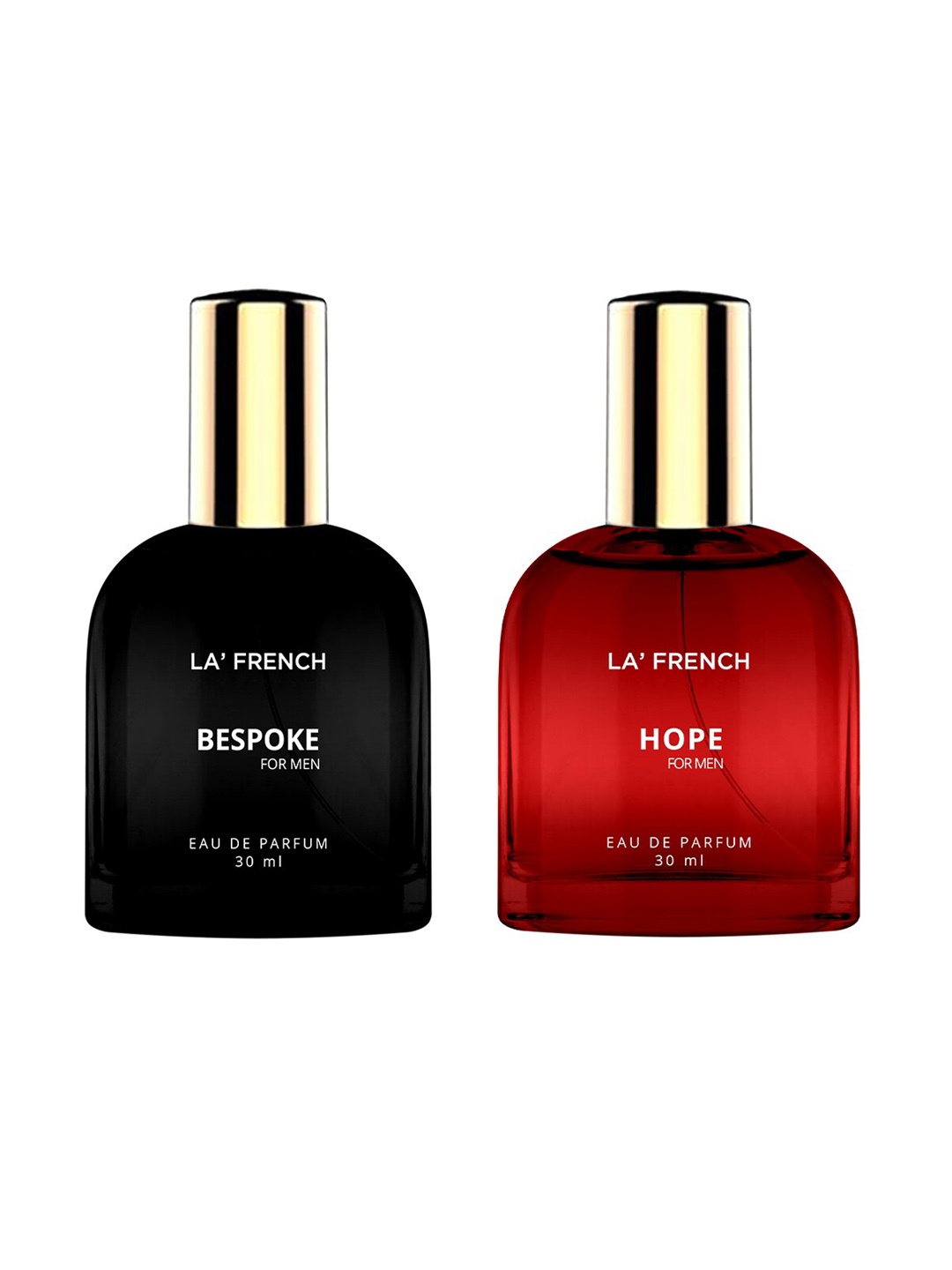 

La French 2-Pcs Bespoke & Hope Long Lasting Eau De Parfum - 30ml Each, Red