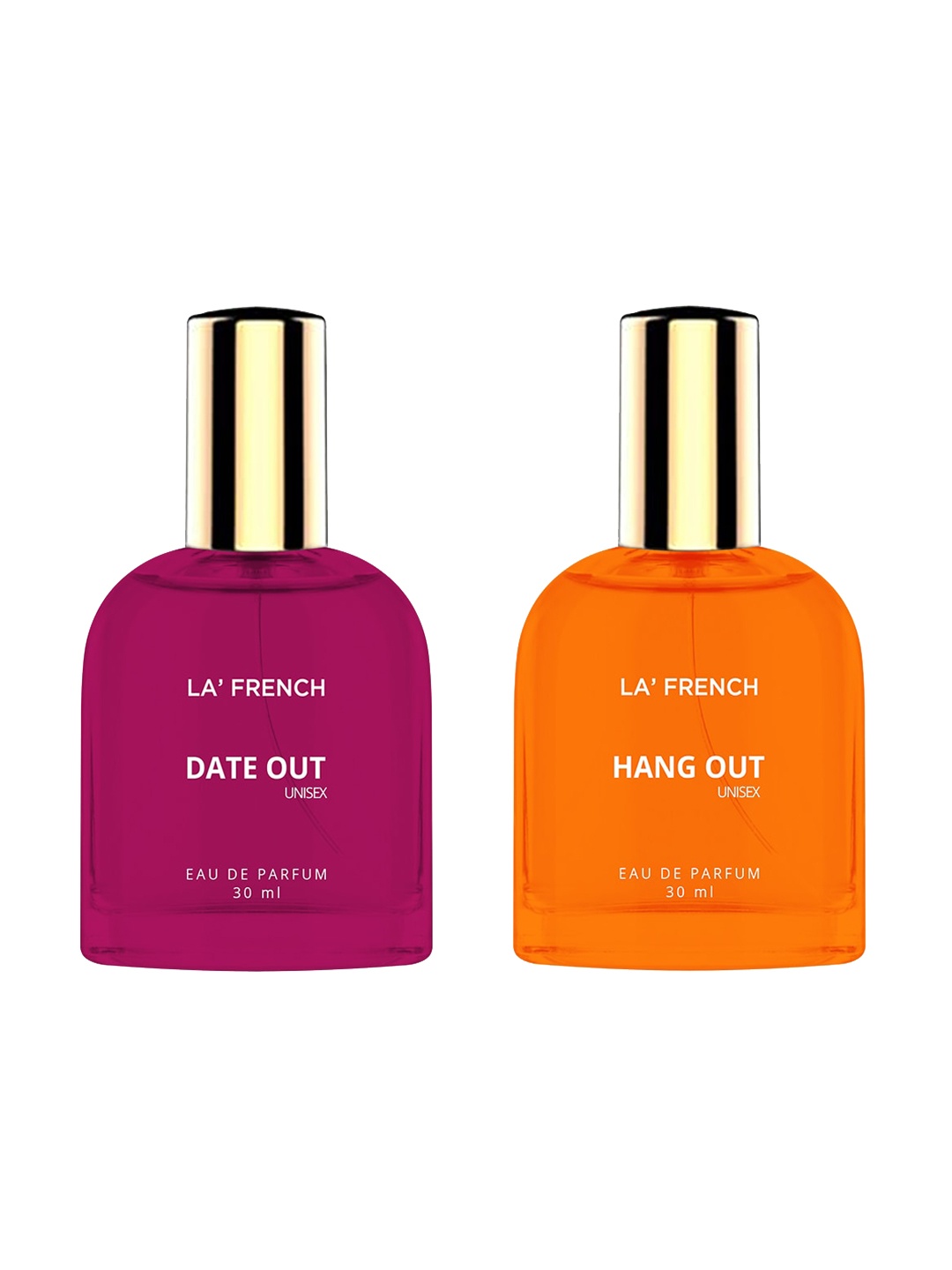 

La French Set Of 2 Date Out-Hang Out Eau De Parfum - 30ml Each, Pink