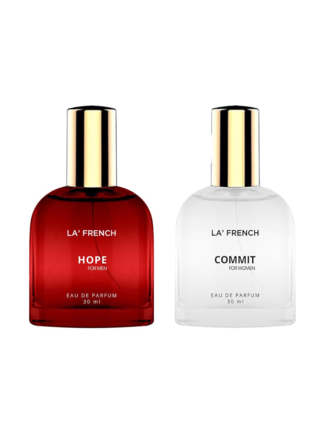 

La French Set Of 2 Eau De Parfum 30ml Each - Hope & Commit, Red