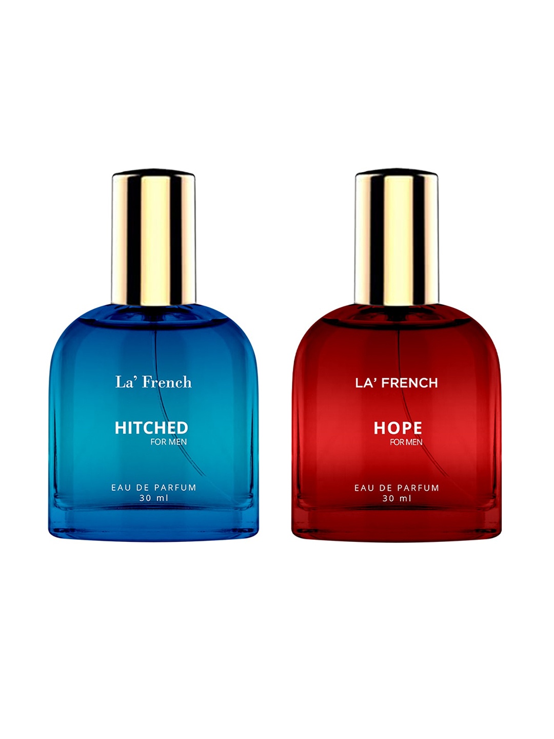 

La French Men Set Of Hitched & Hope Eau De Parfum - 30ml Each, Blue
