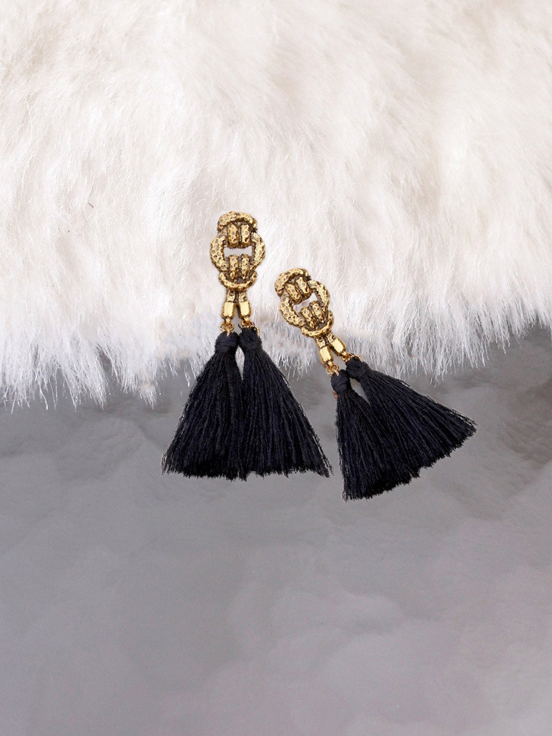 

Bellofox Contemporary Drop Earrings, Gold