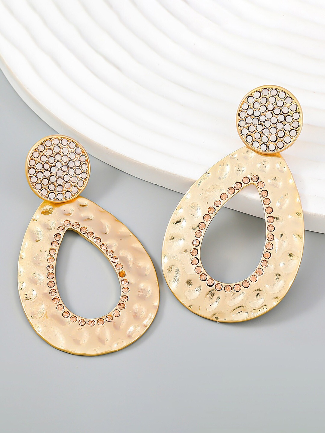 

Bellofox Gold-Tone Contemporary Drop Earrings