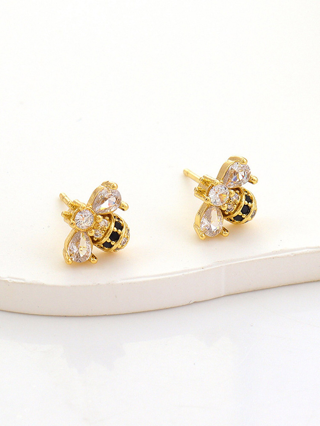 

Bellofox Gold-Toned Studs Earrings