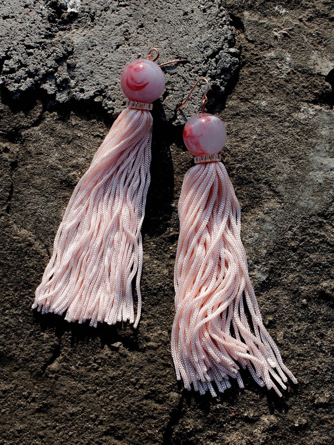 

Bellofox Tasselled Contemporary Drop Earrings, Silver