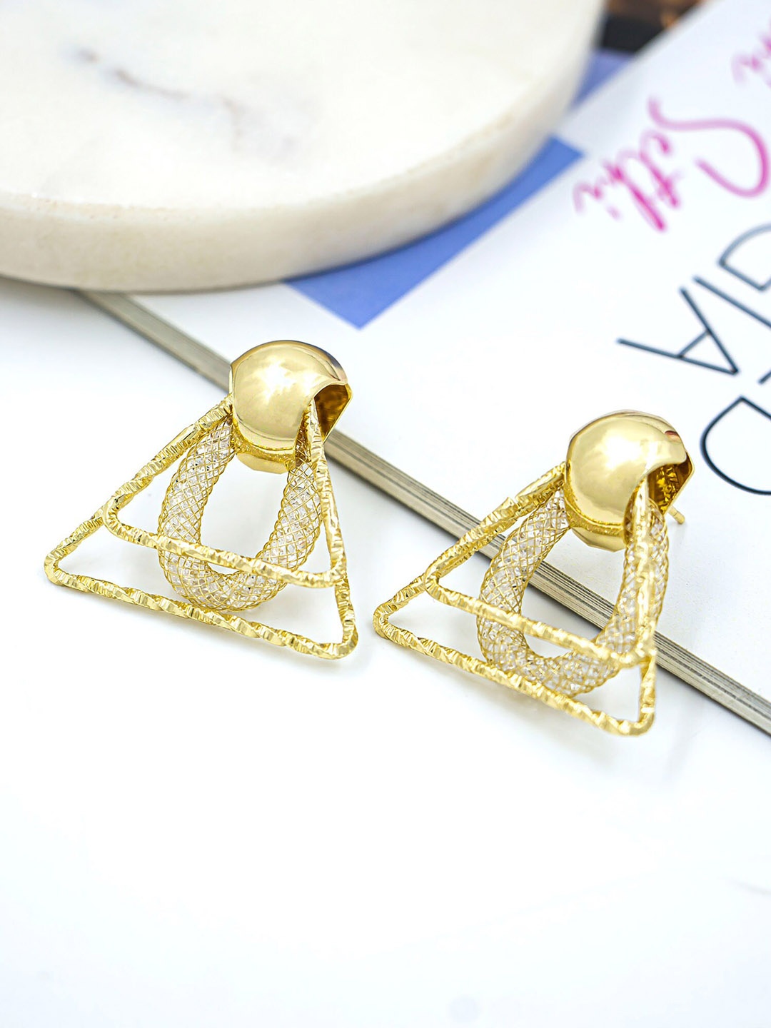 

Bellofox Gold-Plated Studs Earrings