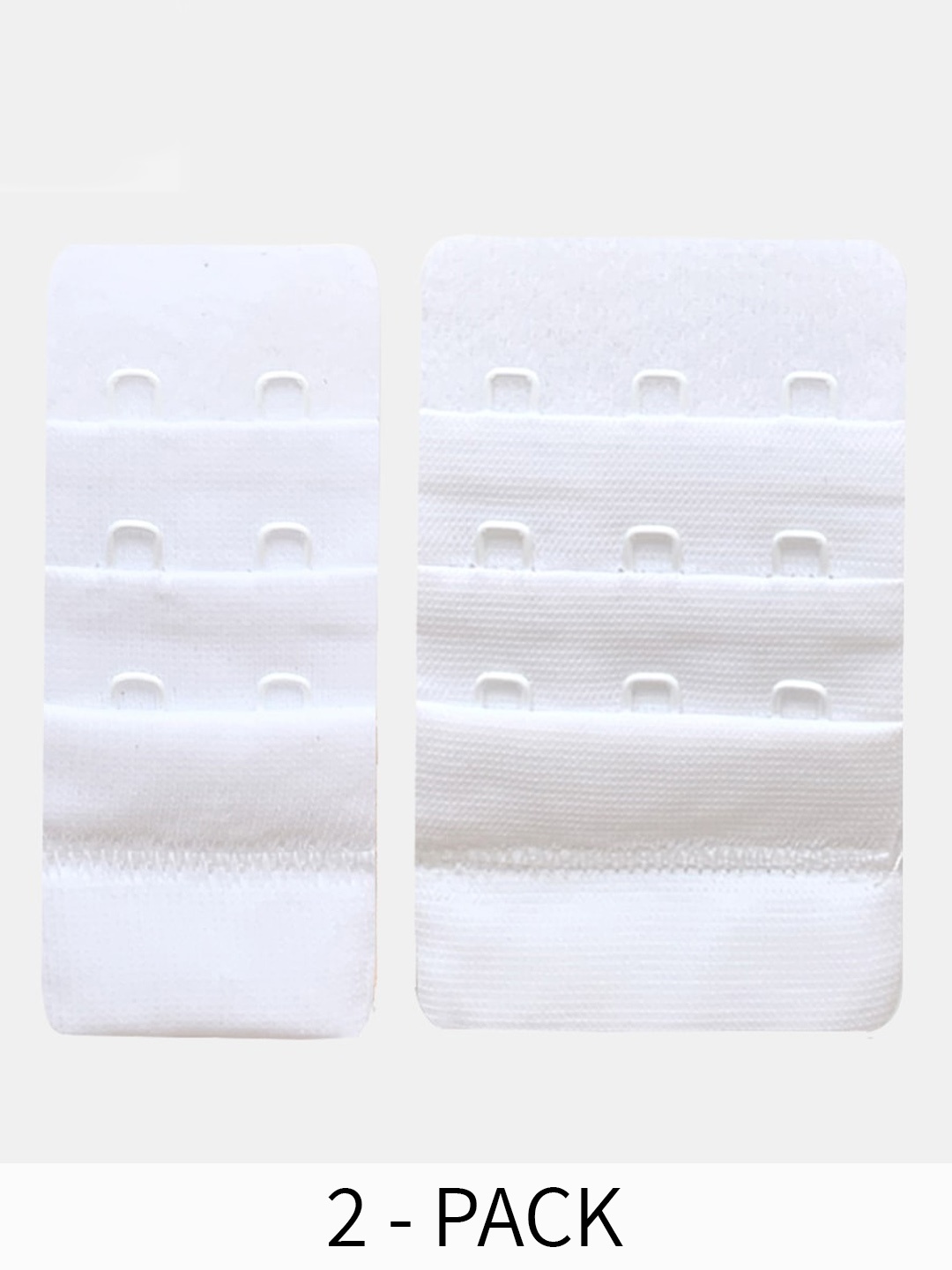

Inner Sense Pack of 2 Bra Extenders Free Gifts, White