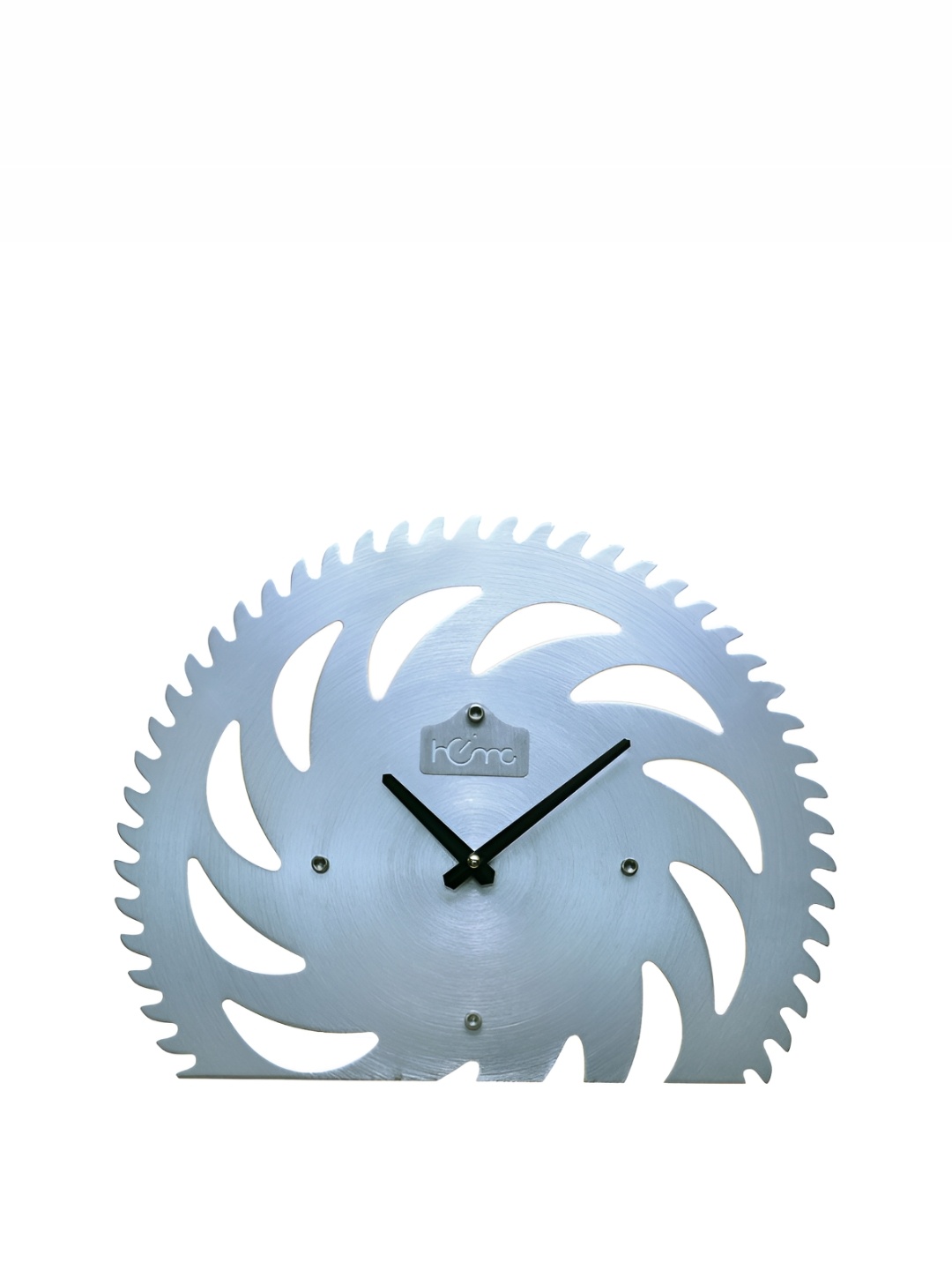 

DIAMANTE A LA MODE Silver Toned Contemporary Wall Clock