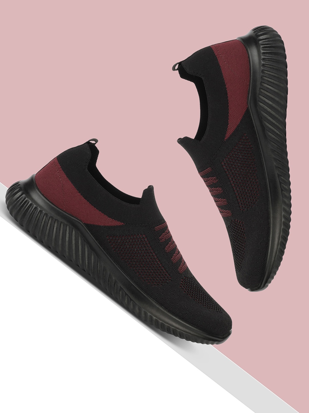 

Aqualite Men Mesh Comfort Insole Walking Shoes, Black