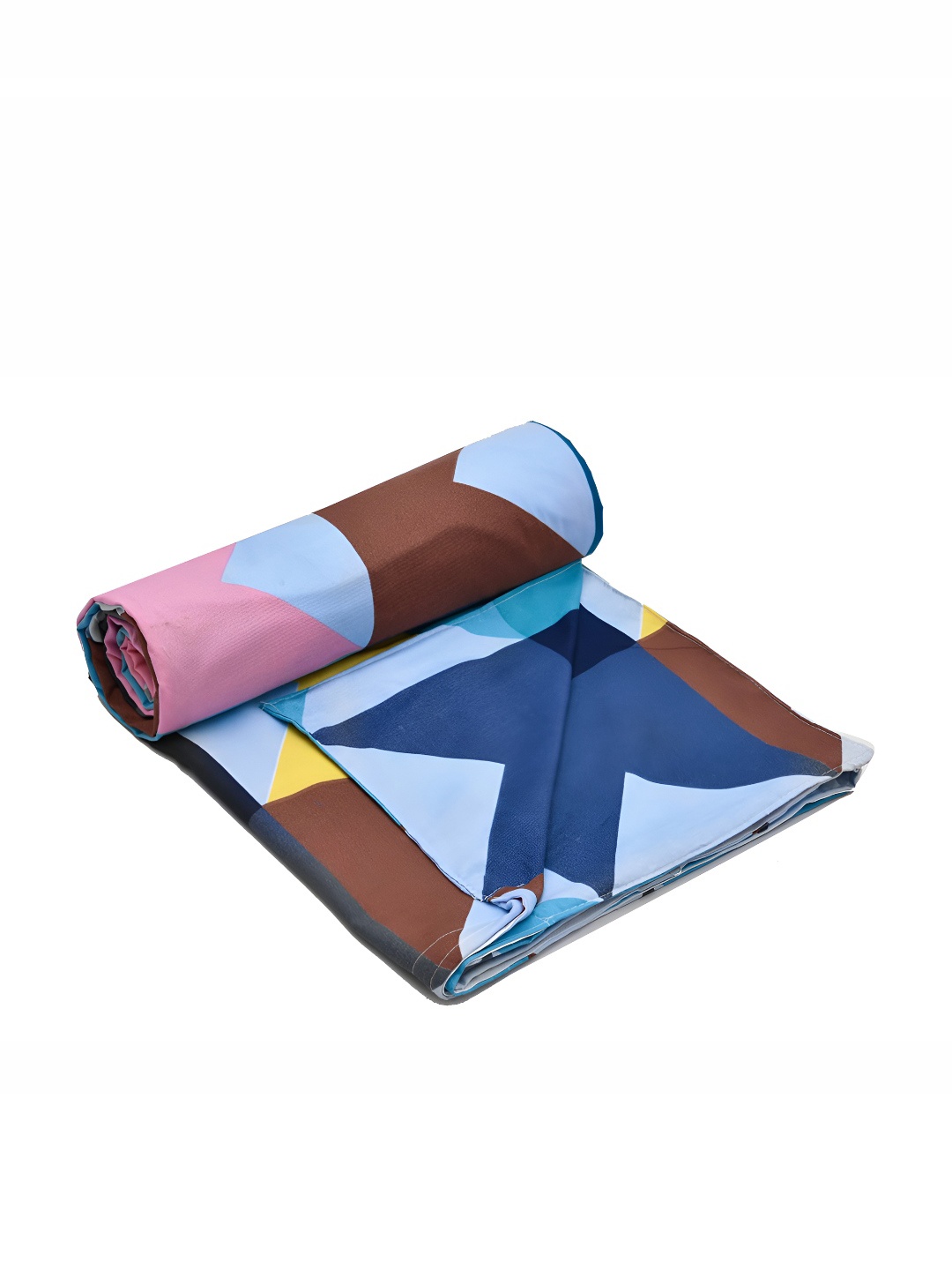 

RRC Blue & Brown Geometric Printed Single Duvet Cover