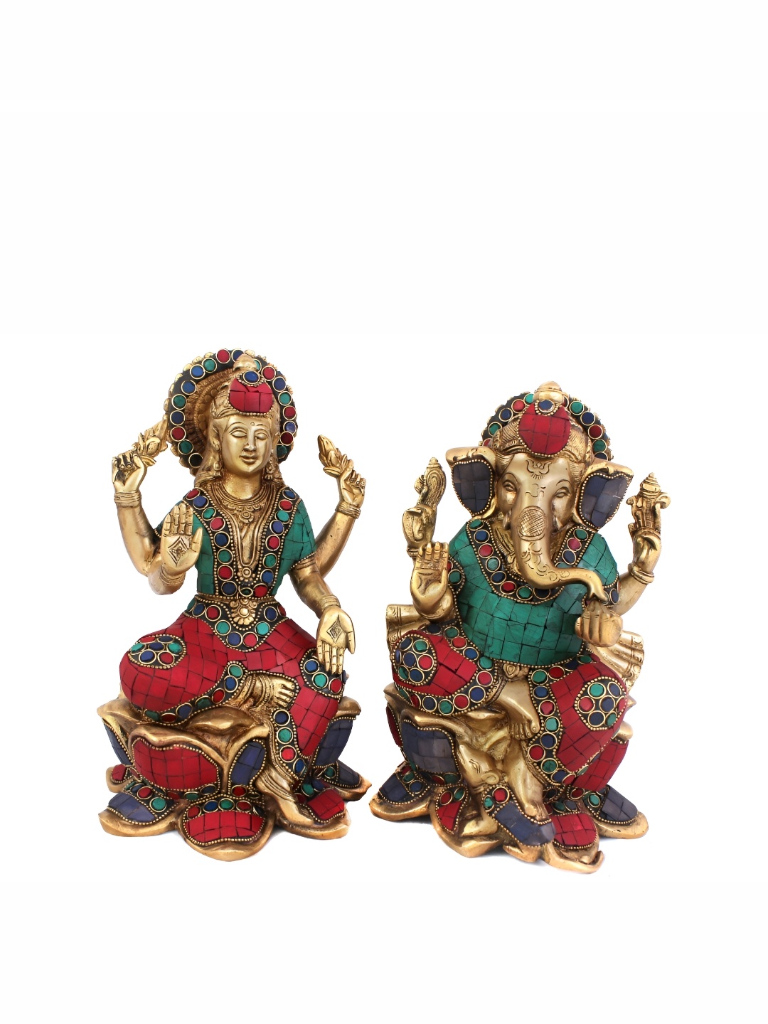 

Arihant Craft Copper 2 Pieces Brass Small Showpieces