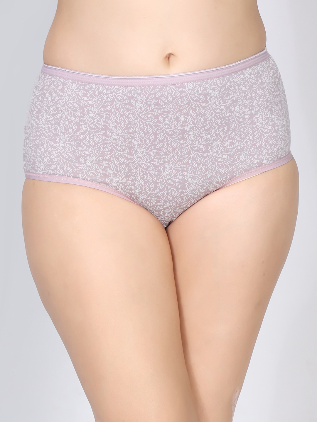 

Innocence Floral Printed Hipster Briefs, Mauve