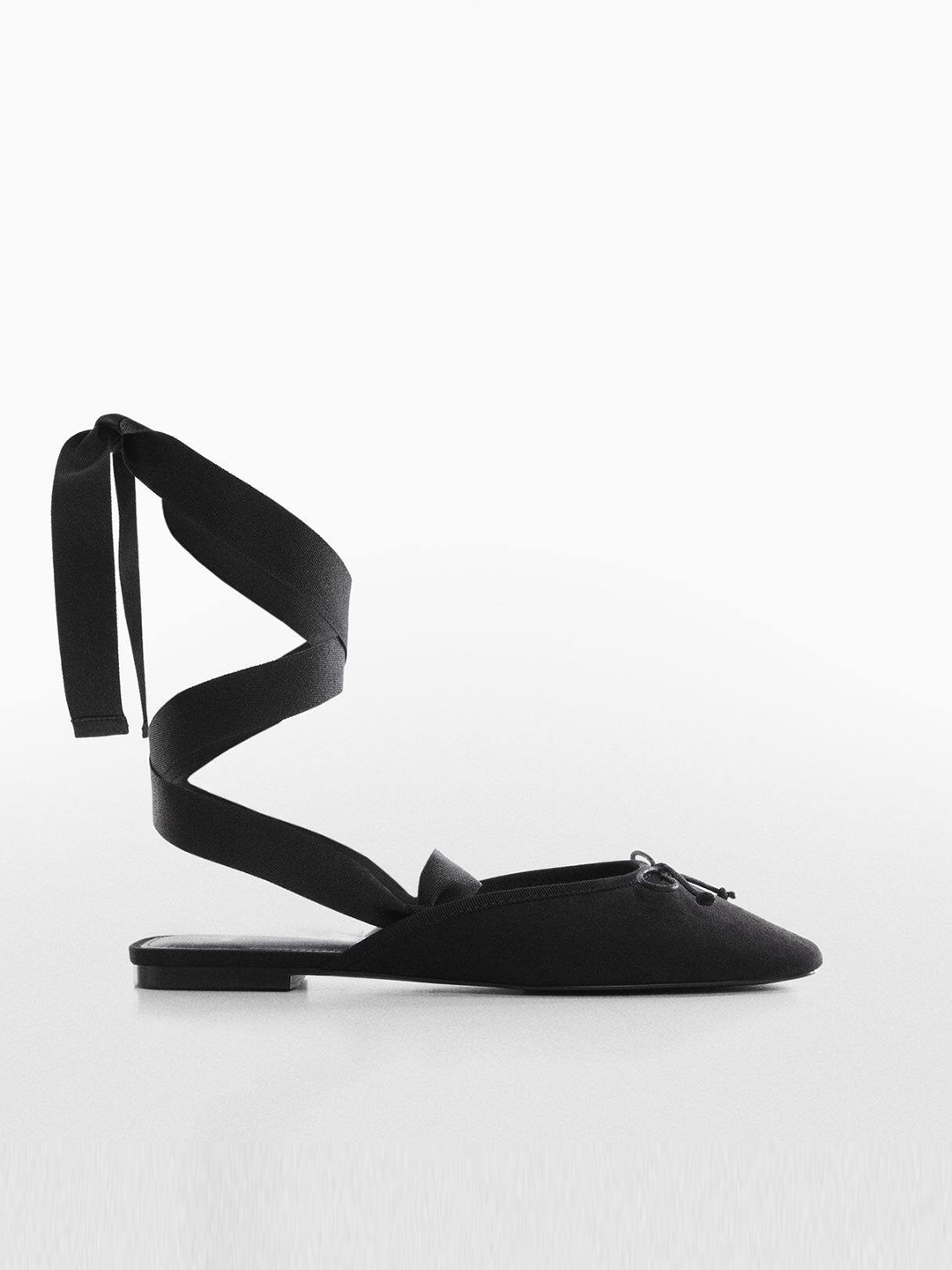 

MANGO Women Mid Top Gladiators with Bow Detail, Black