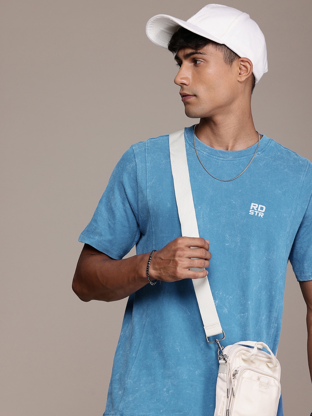 

The Roadster Life Co. Pure Cotton T-shirt, Blue