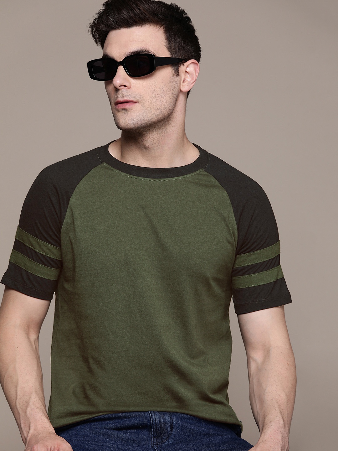 

The Roadster Lifestyle Co. Pure Cotton T-shirt, Olive