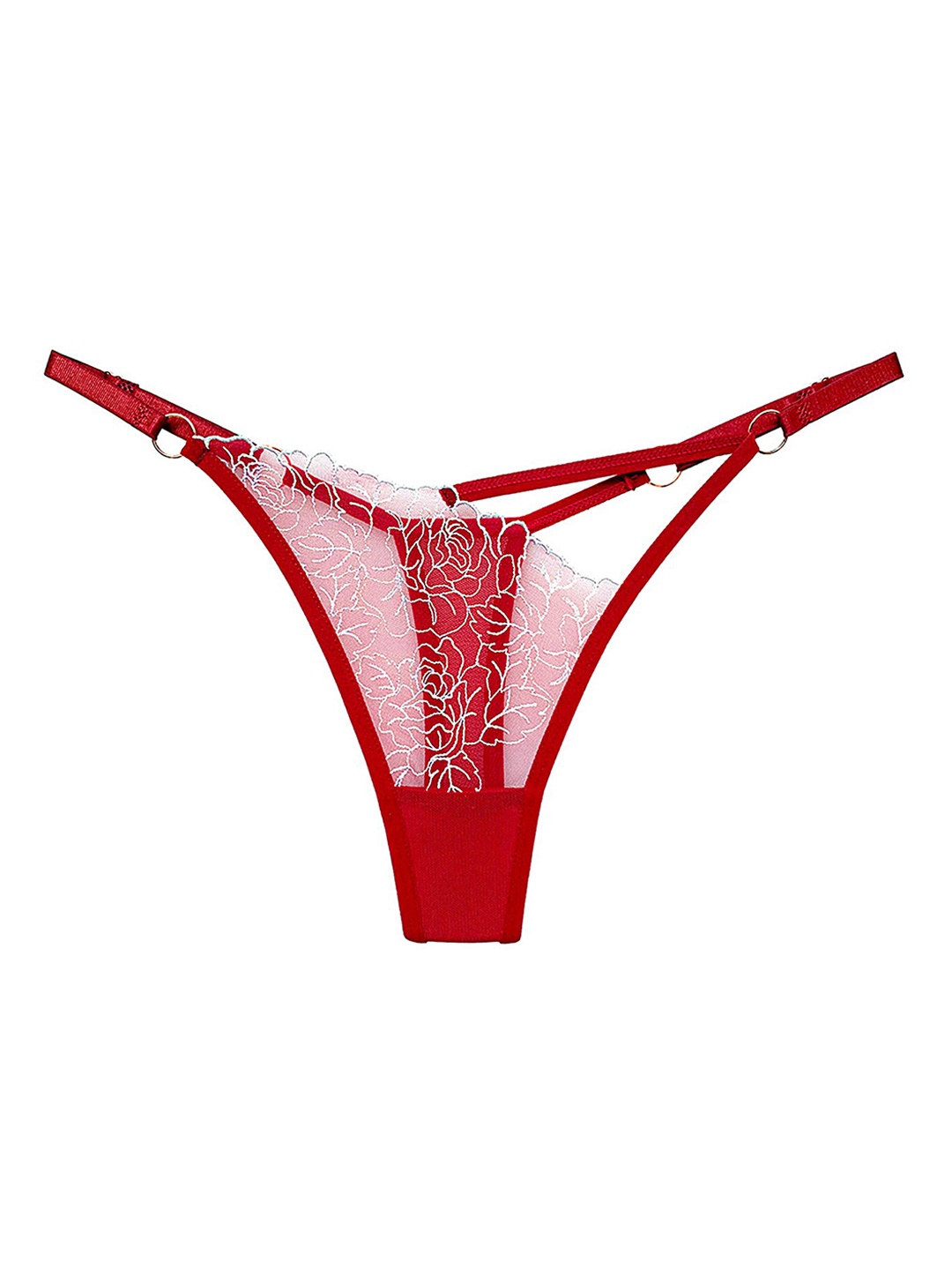 

LULU & SKY Self-Designed G-String Thongs Briefs 2271-RED