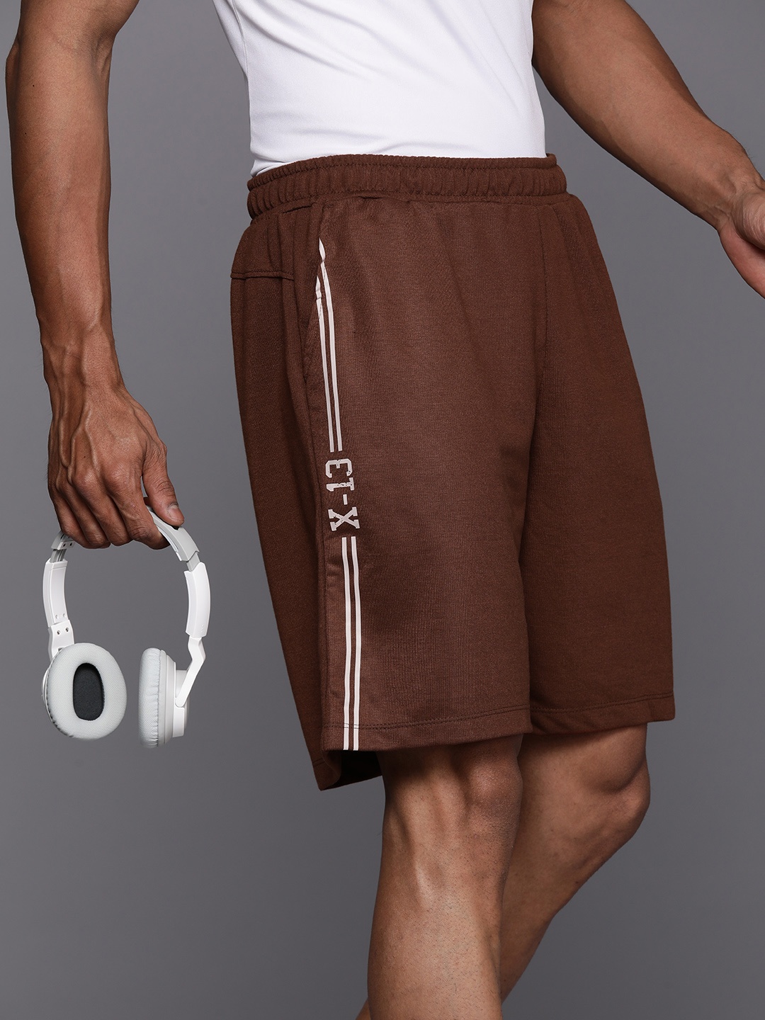 

HRX by Hrithik Roshan Men Regular Fit Casual Shorts, Brown