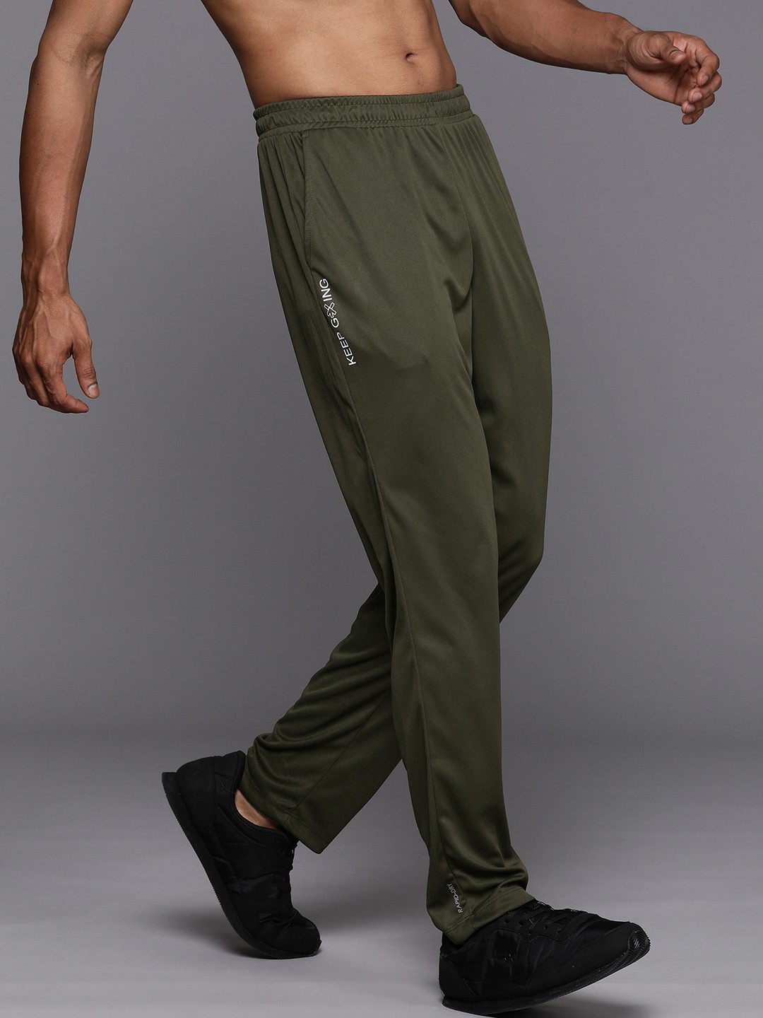 

HRX by Hrithik Roshan Men Rapid Dry Training Track Pants, Olive