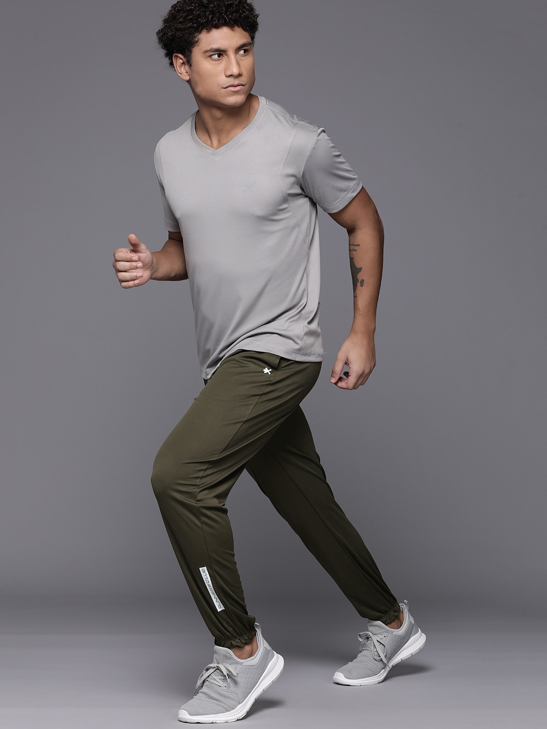 

HRX by Hrithik Roshan Men Running Track Pants, Olive