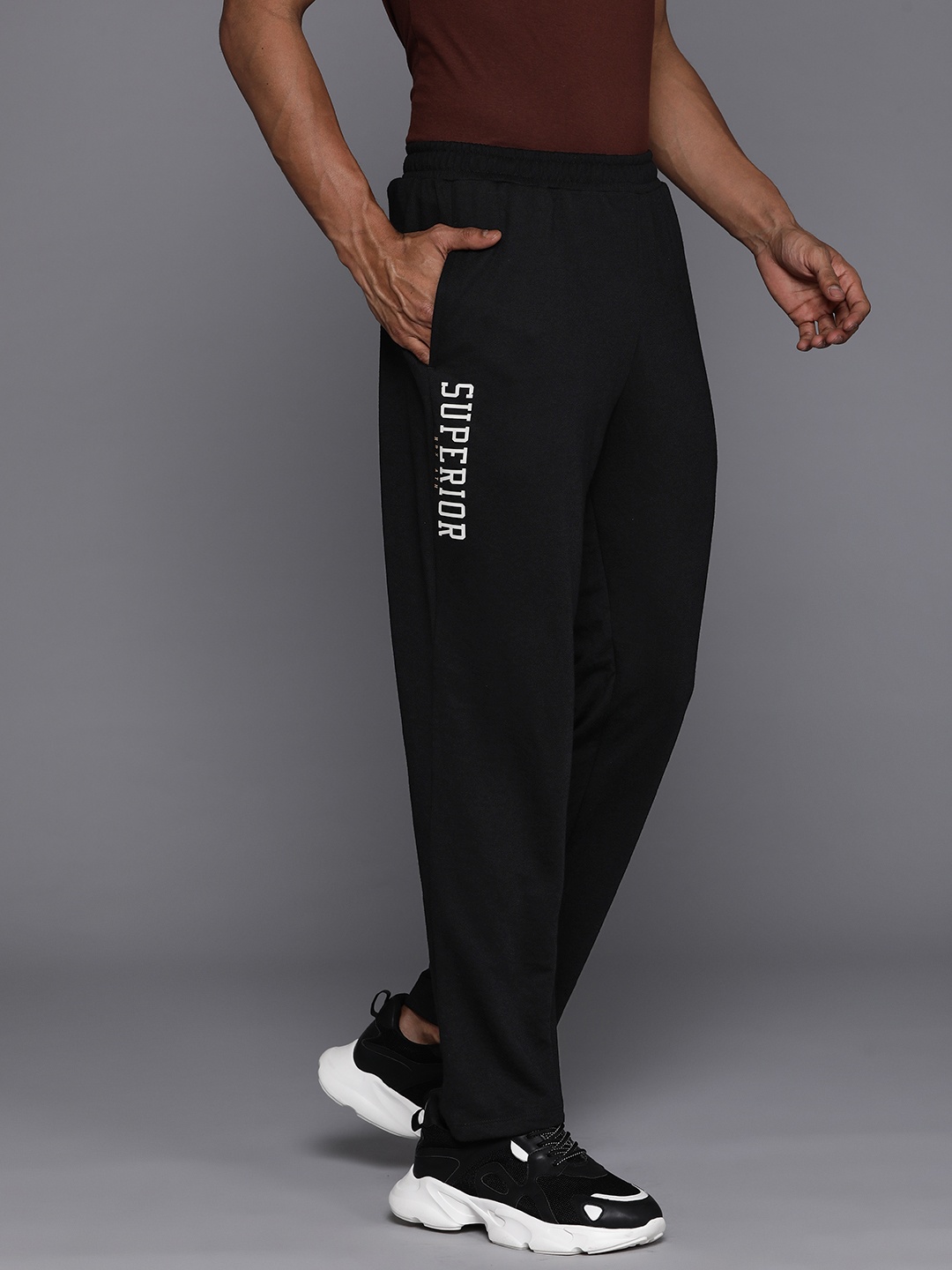 

HRX by Hrithik Roshan Men Lifestyle Track Pants, Black