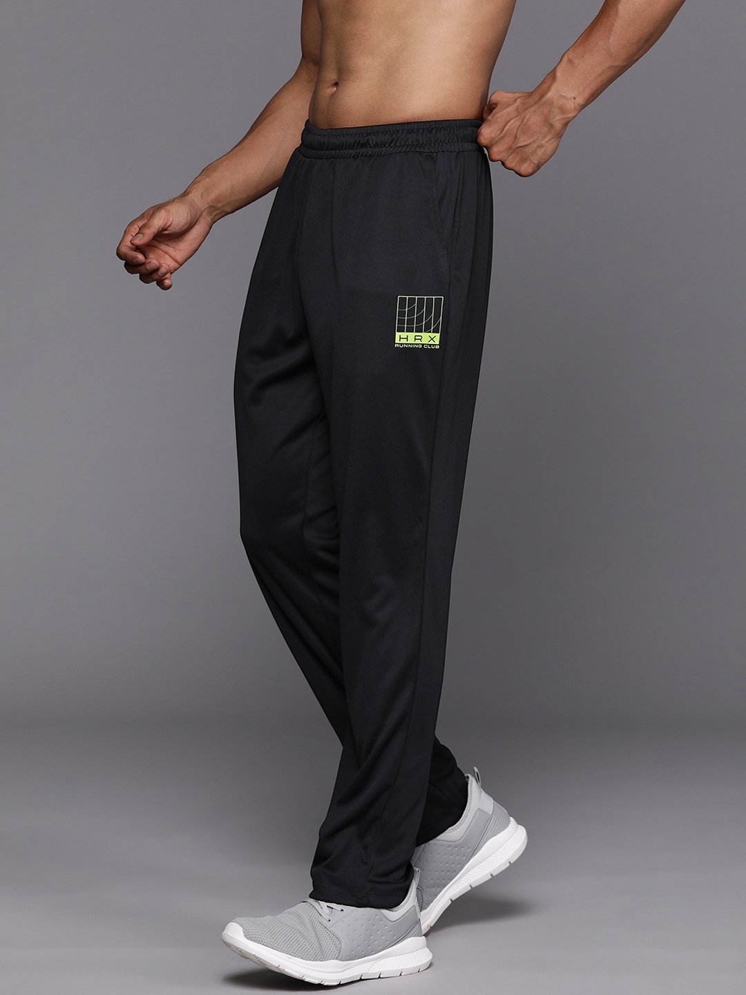 

HRX by Hrithik Roshan Men Rapid Dry Running Track Pants, Black