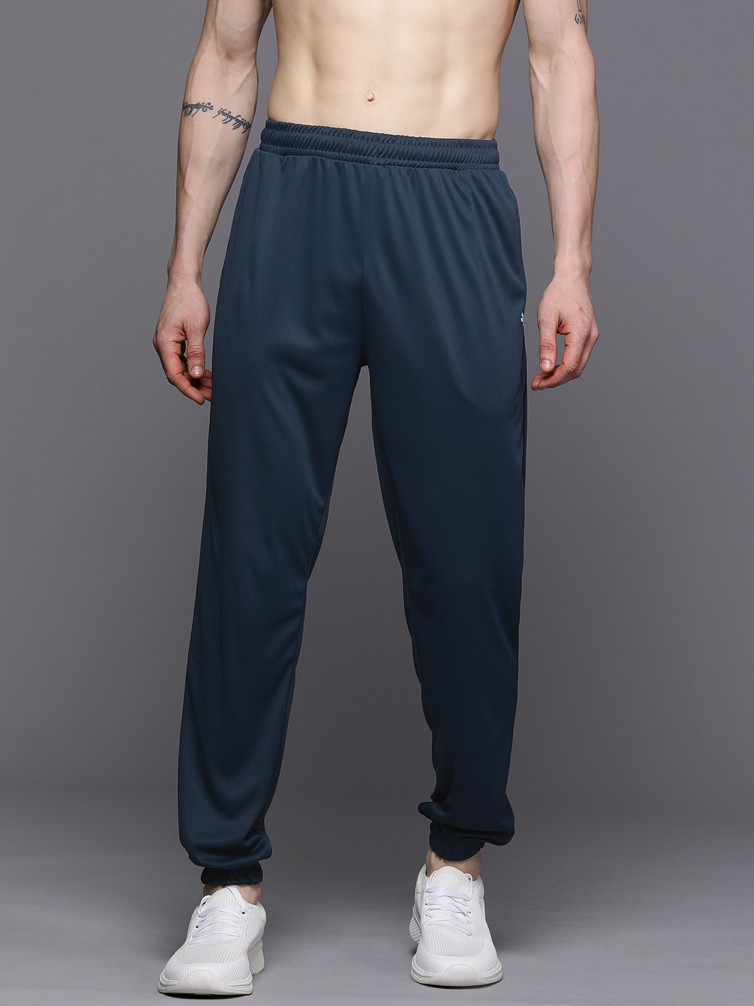

HRX by Hrithik Roshan Men Rapid-Dry Running Joggers, Navy blue