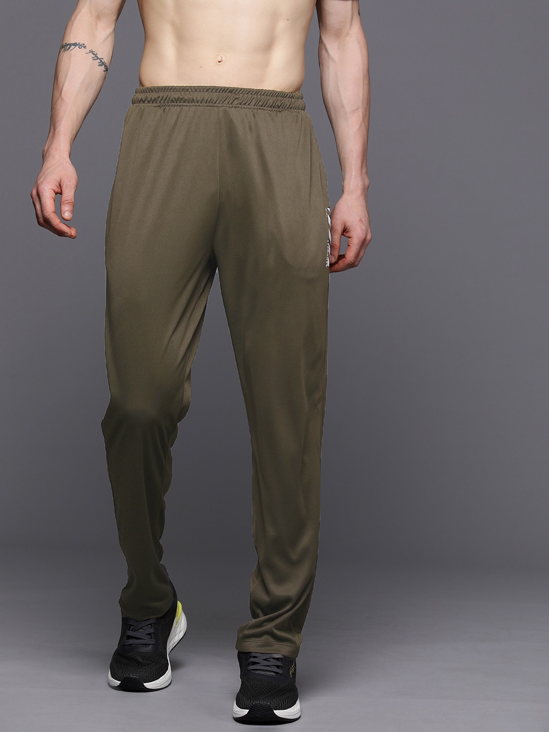 

HRX by Hrithik Roshan Men Rapid-Dry Training Track Pants, Olive