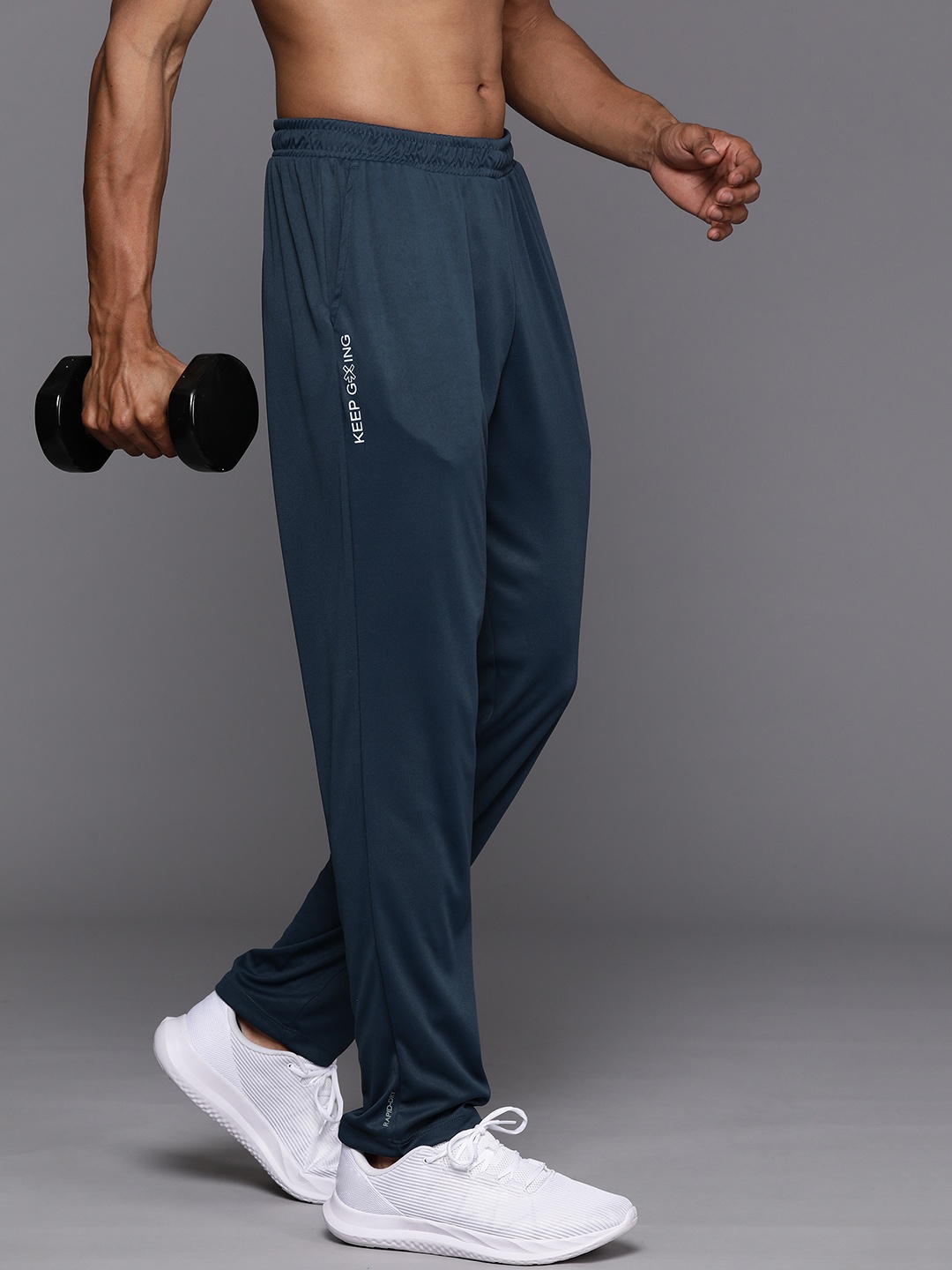 

HRX by Hrithik Roshan Men Rapid Dry Training Track Pants, Grey