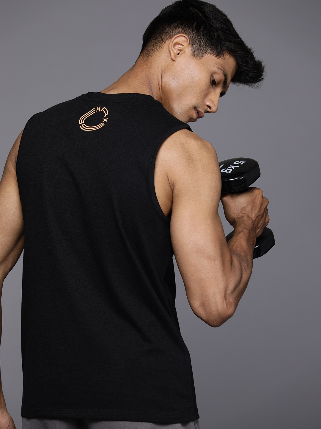 

HRX by Hrithik Roshan Sleeveless Training T-shirt, Black