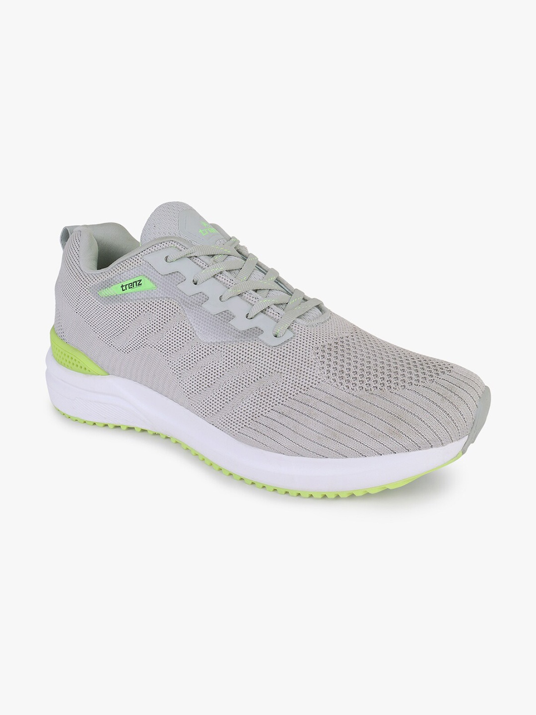 

Trenz Men Grey Textile Running Non-Marking Shoes