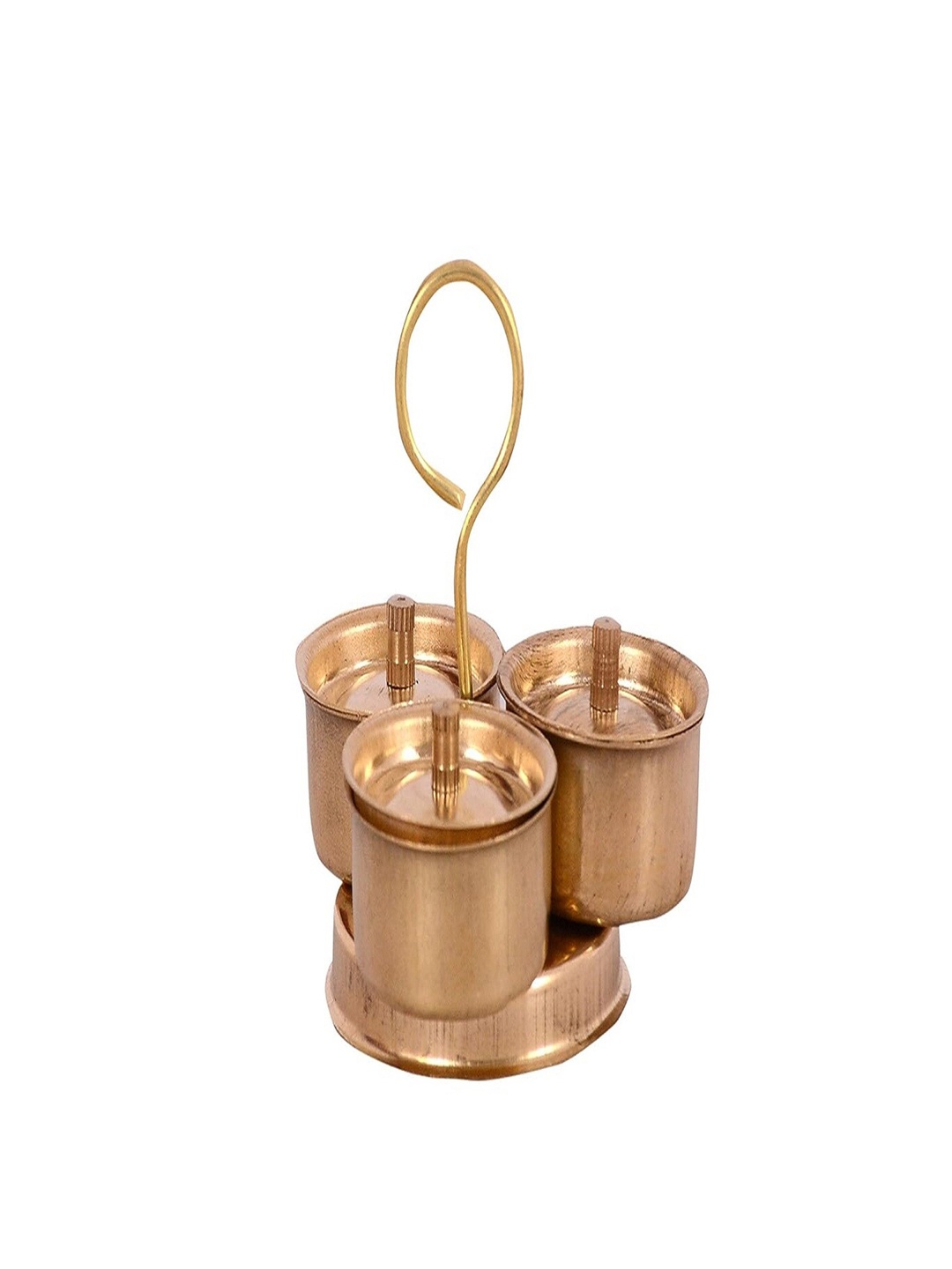

Desi Toys Gold toned Bronze Trimukh Cookware Set